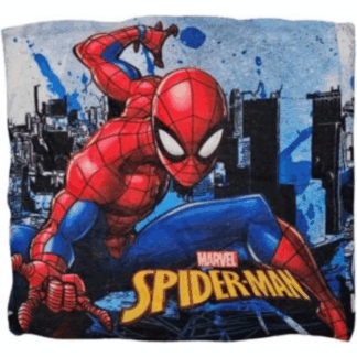 scaldacollo tubolare rosso e blu motivo spiderman bambino