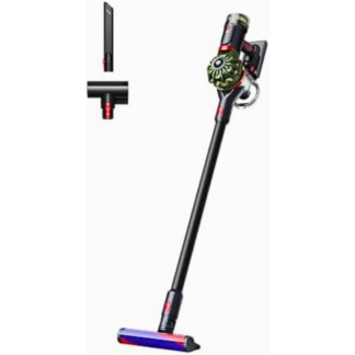 Dyson V8 Cyclone appeso alla stazione di ricarica a muro